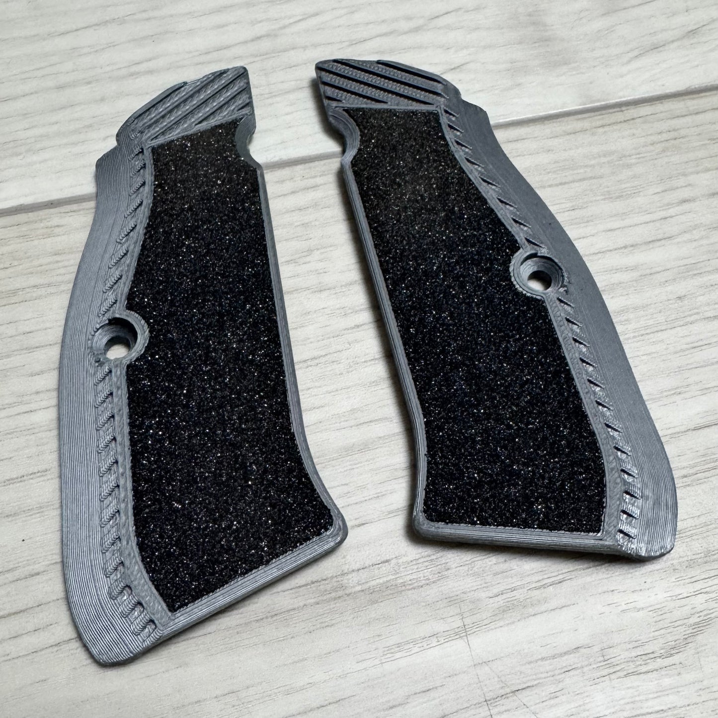 Grippy grips for CZ Shadow, TS and 75