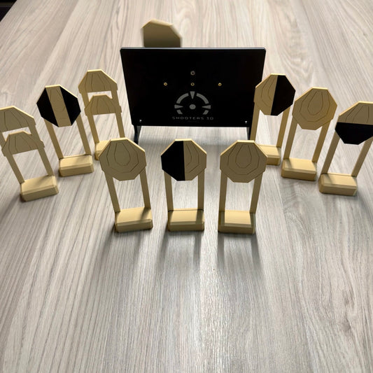 MicroStage™ – Desktop Dry Fire Target & Swinger Set for IPSC & IDPA