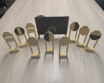MicroStage™ – Desktop Dry Fire Target & Swinger Set for IPSC & IDPA